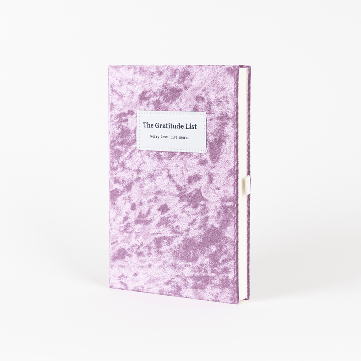 Boek/Journal - The Gratitude List Amethyst - Luxedy