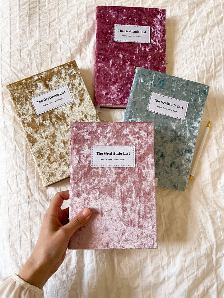 Boek/Journal - The Gratitude List Amethyst - Luxedy