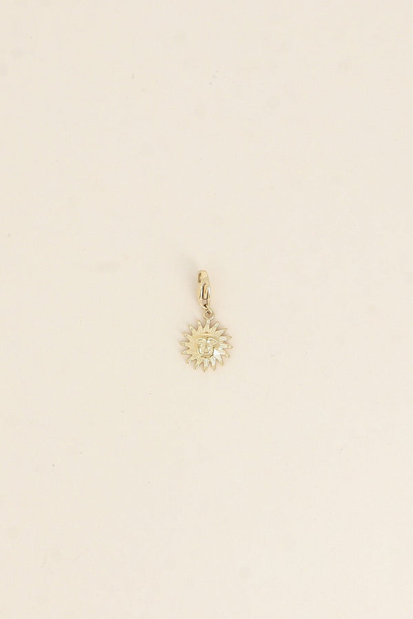 Charm voor Halsketting Happy Zon - Luxedy