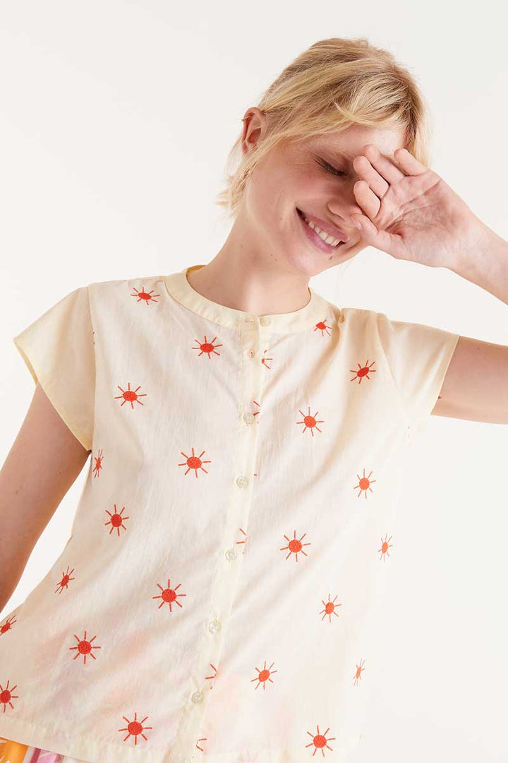 Compañía Fantástica - Blouse Gloria Yellow - Luxedy