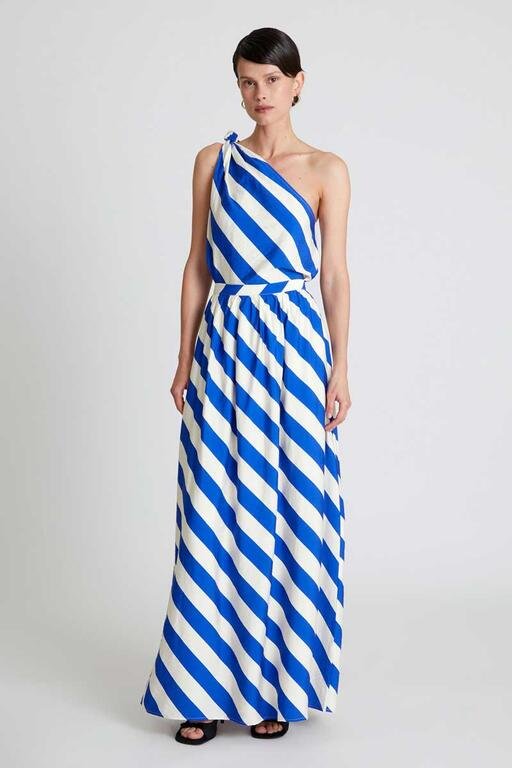 Compañía Fantástica - Maxi Rok Elena Blauwe Strepen - Luxedy