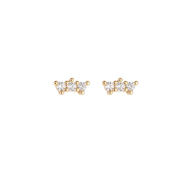Dotti Love - Oorbellen Mini Gold Crownlet - Luxedy