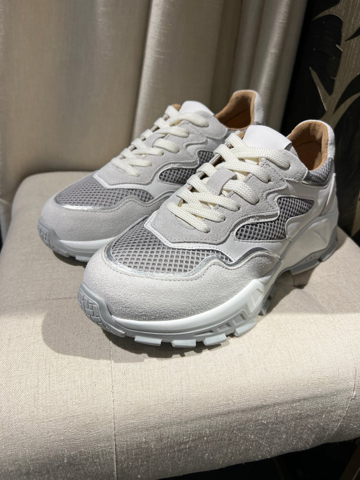 DWRS Label - Sneakers Chester White & Light Grey - Luxedy