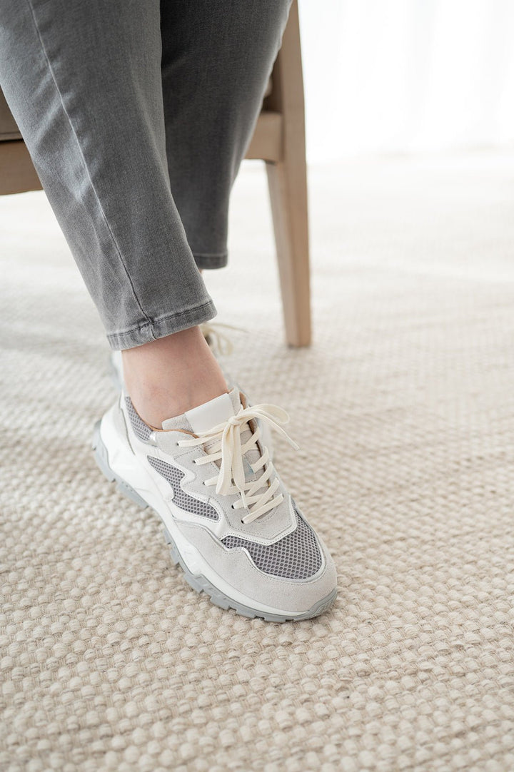 DWRS Label - Sneakers Chester White & Light Grey - Luxedy