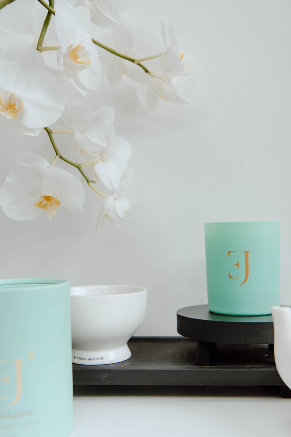 ExcluJess - Crystal Candle Red Aquamarine Relaxation - Luxedy