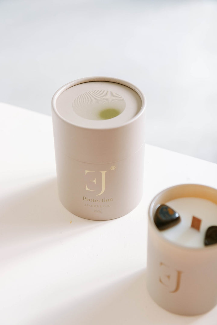 ExcluJess - Crystal Candle Tiger Eye Protection - Luxedy