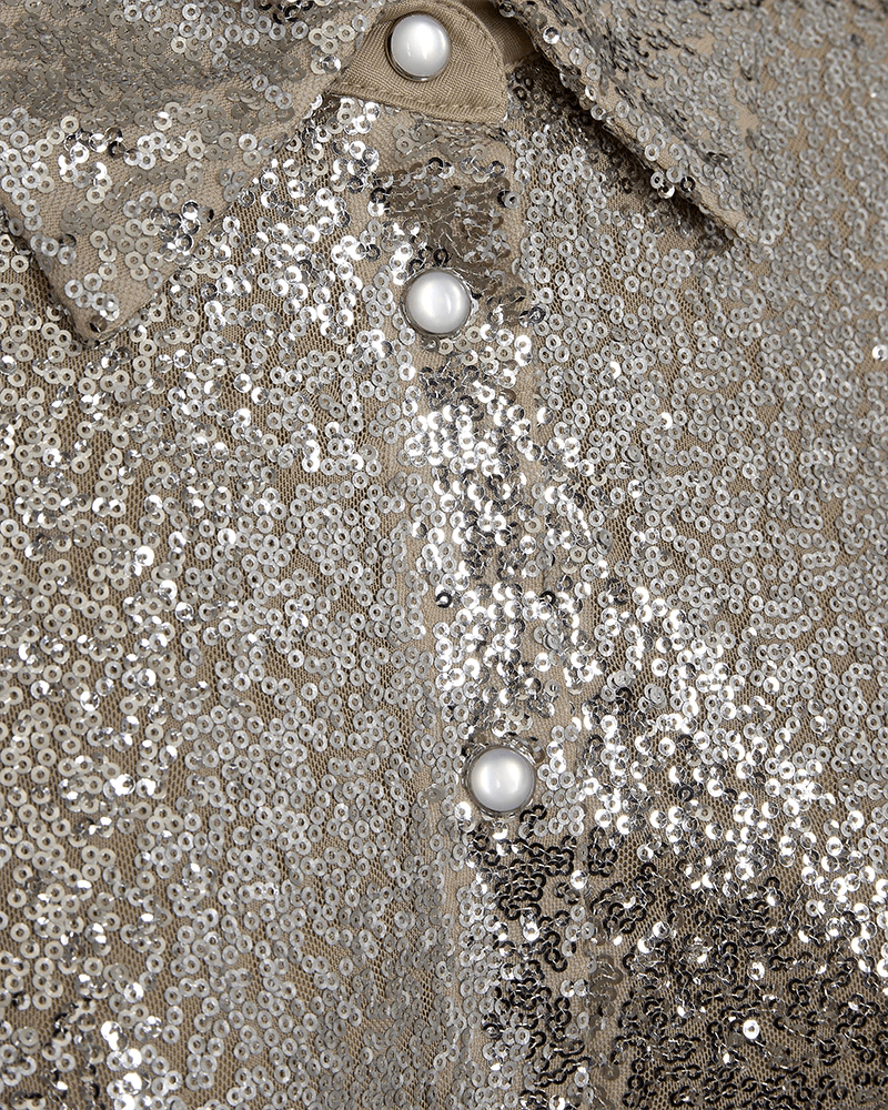 Freequent - Blouse Basal Glitter - Luxedy