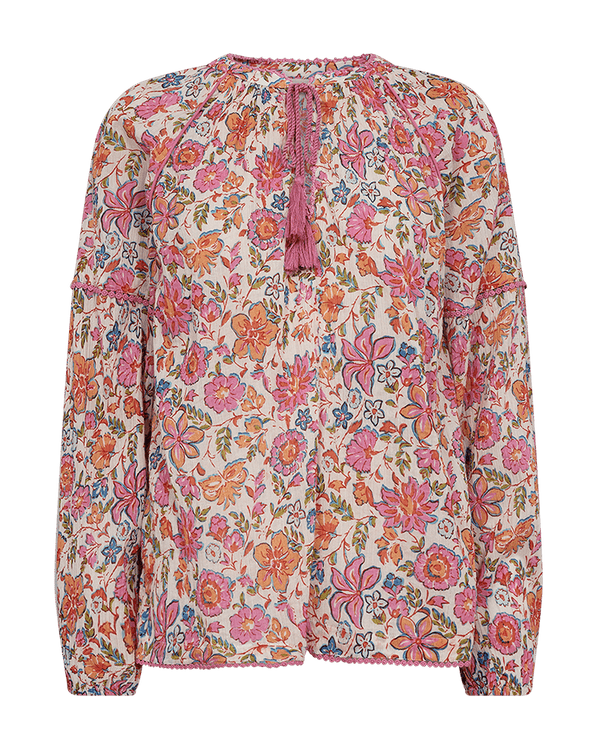 Freequent - Blouse Carin Fuchsia Pink - Luxedy