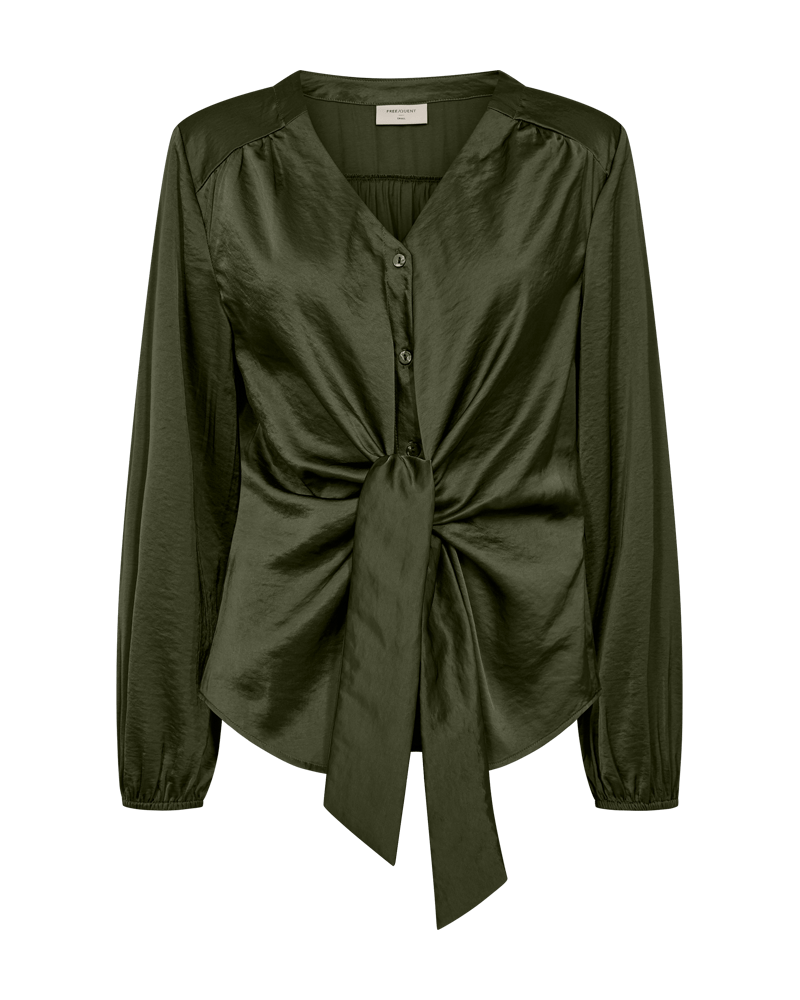 Freequent - Blouse Dove Kombu Green - Luxedy