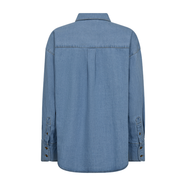 Freequent - Blouse Lisea Light Blue Denim - Luxedy