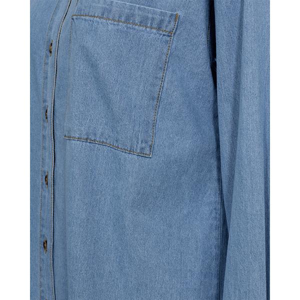 Freequent - Blouse Lisea Light Blue Denim - Luxedy