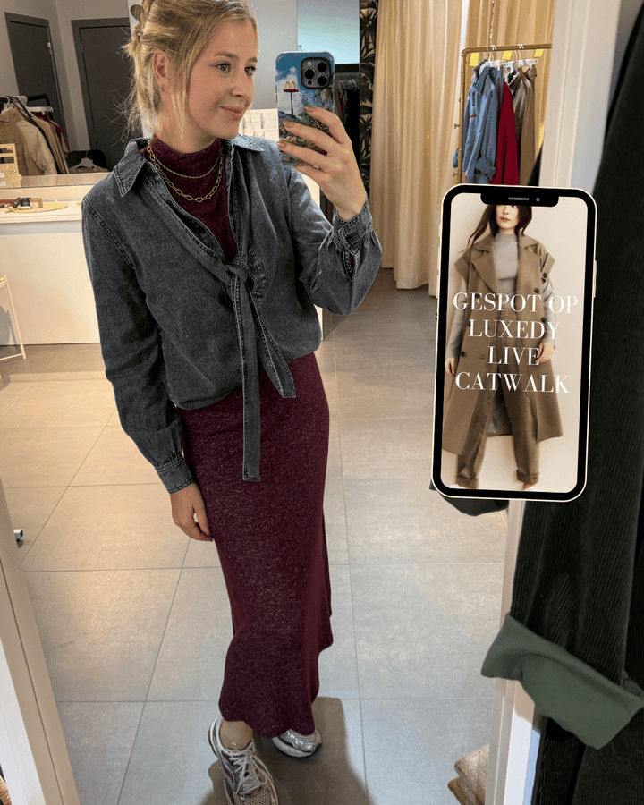 Freequent - Blouse Lisea Shirt Vintage Grey - Luxedy