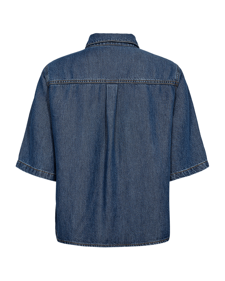 Freequent - Blouse Milo Medium Blue Denim - Luxedy