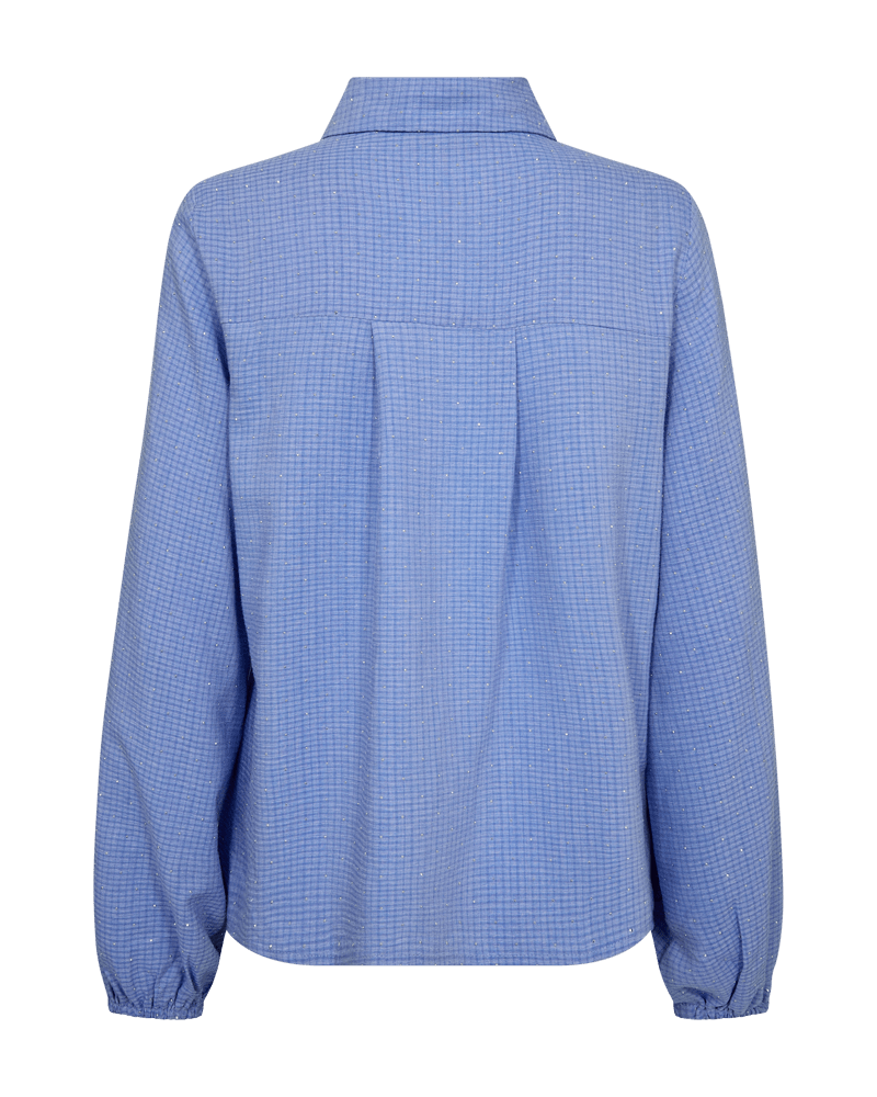 Freequent - Blouse Shine Wedgewood Blue Melange - Luxedy