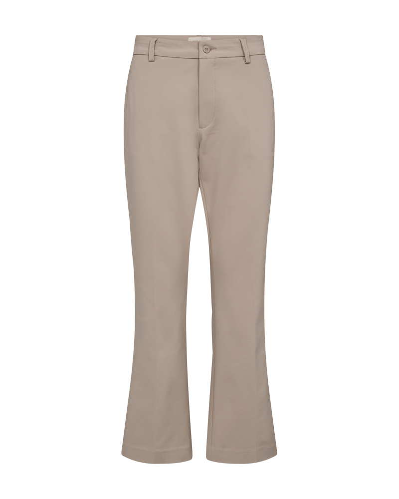 Freequent - Broek Isadora Bootcut Ankle Pants Simply Taupe - Luxedy