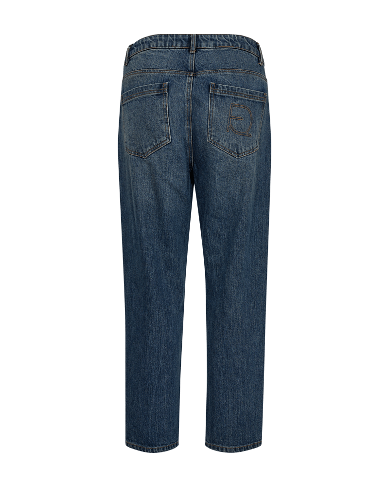 Freequent - Broek Jeans Winni Medium Dirty Washed Blue - Luxedy