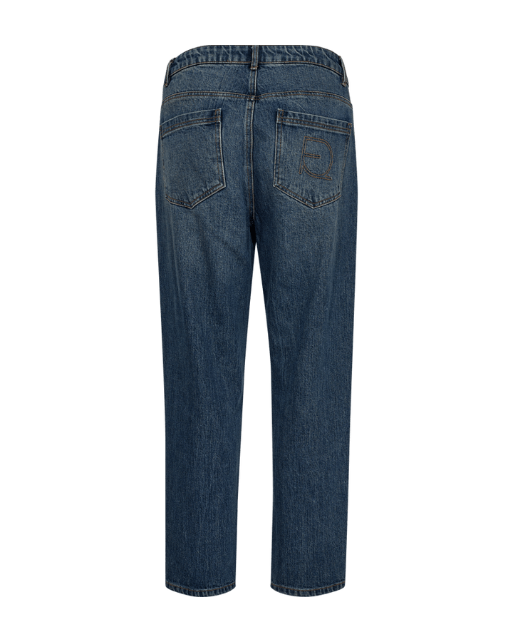 Freequent - Broek Jeans Winni Medium Dirty Washed Blue - Luxedy