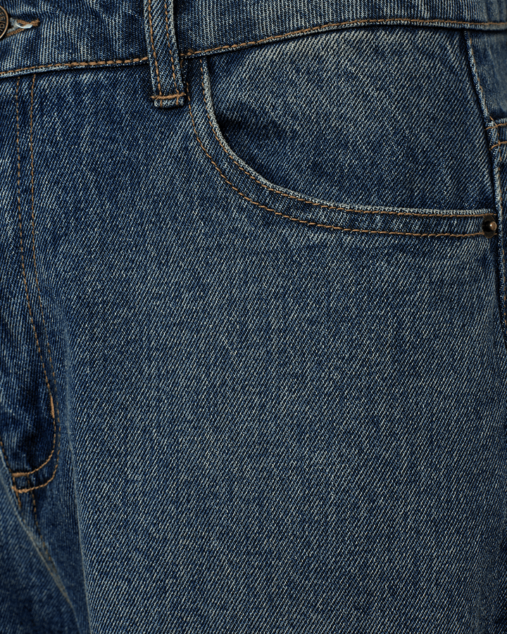 Freequent - Broek Jeans Winni Medium Dirty Washed Blue - Luxedy