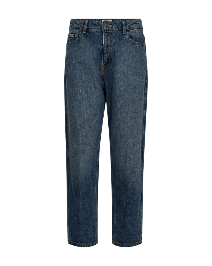 Freequent - Broek Jeans Winni Medium Dirty Washed Blue - Luxedy