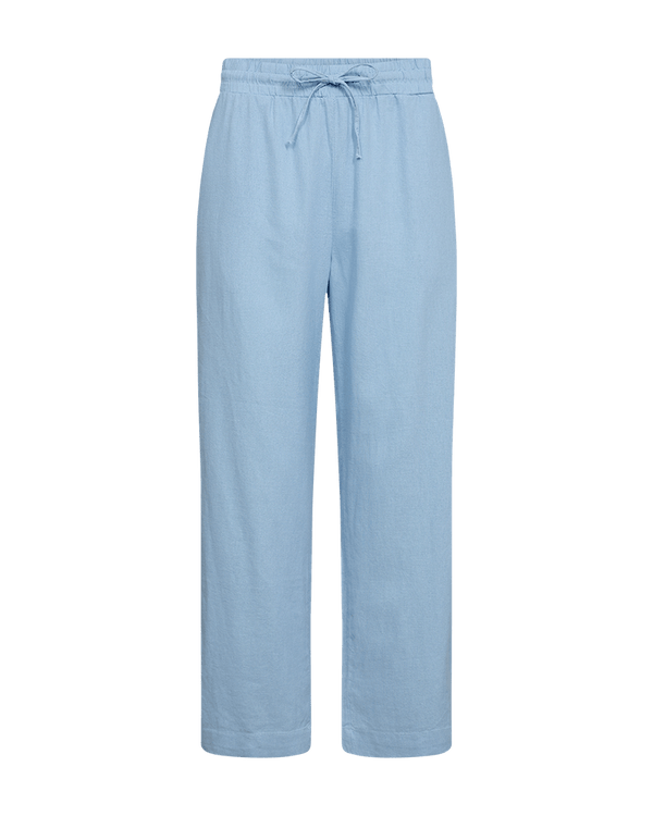 Freequent - Broek Lava Ankle Chambray Blue - Luxedy