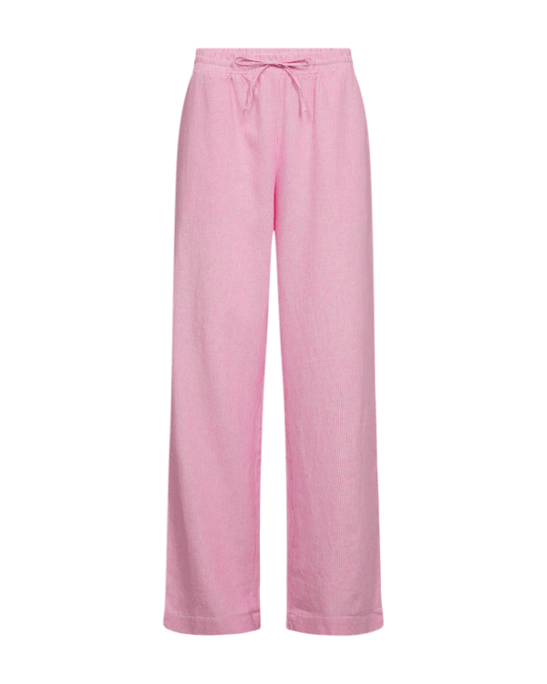 Freequent - Broek Lava Offwhite & Fuchsia Pink - Luxedy