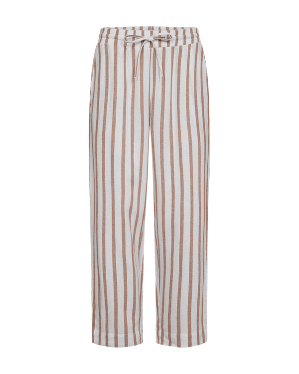 Freequent - Broek Lavisco White / Brown - Luxedy