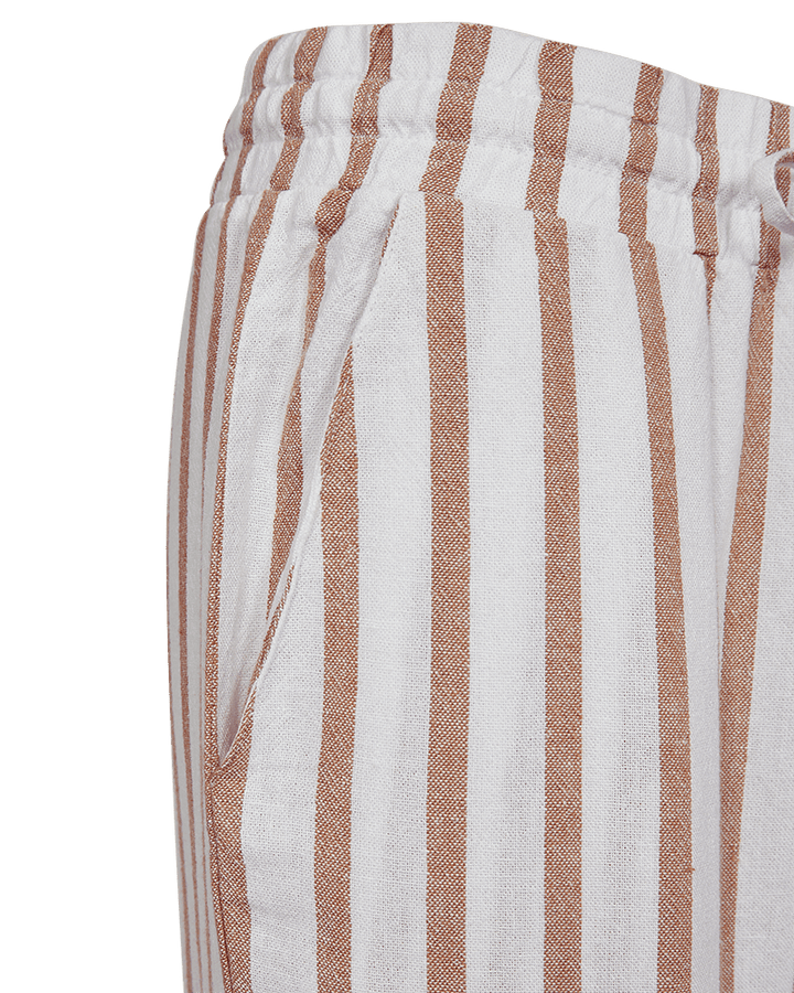 Freequent - Broek Lavisco White / Brown - Luxedy