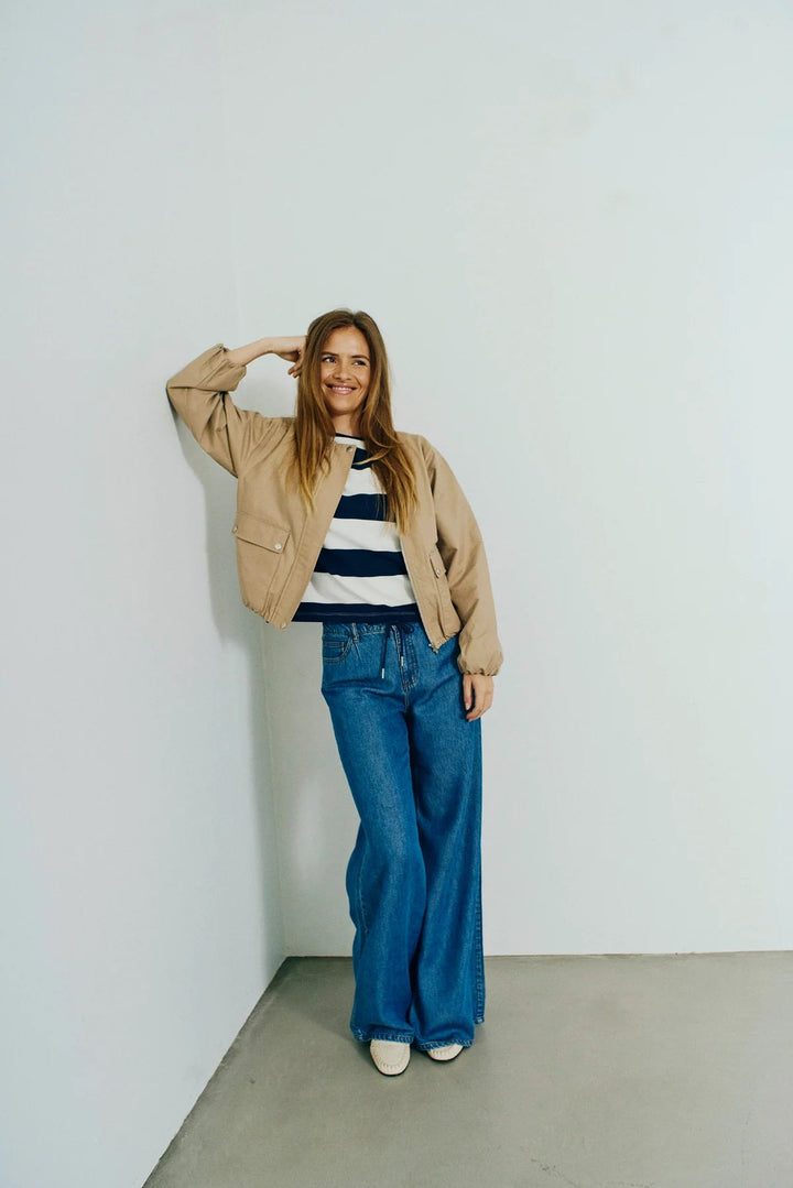 Freequent - Broek Milo Medium Blue Denim - Luxedy