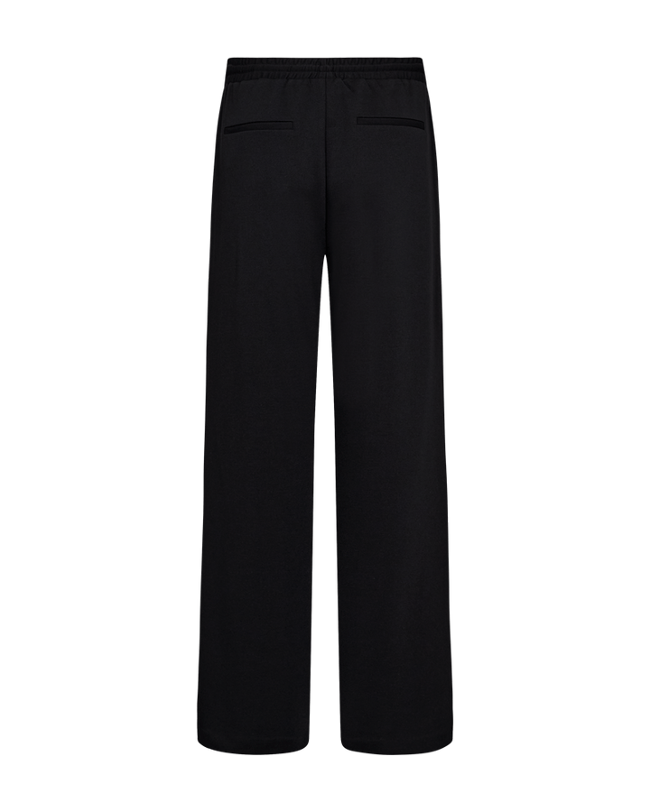 Freequent - Broek Nanni Black Elastisch Tailleband - Luxedy