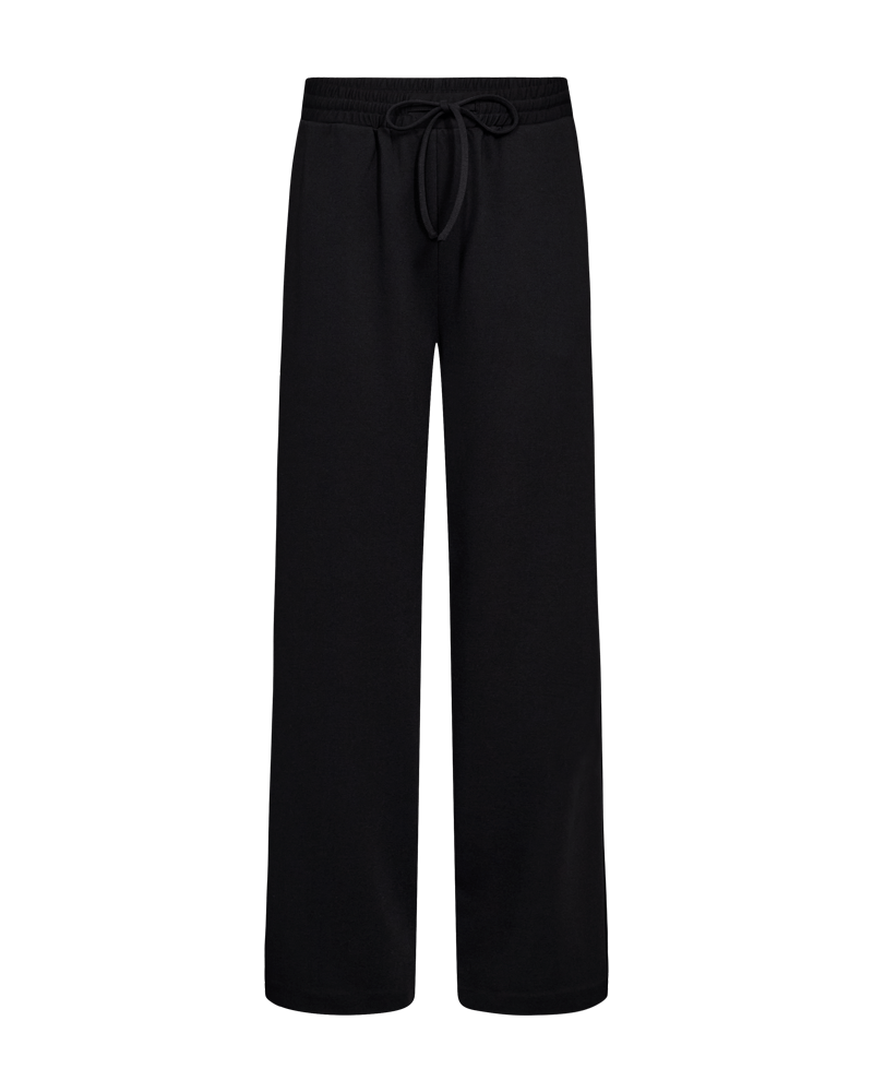 Freequent - Broek Nanni Black Elastisch Tailleband - Luxedy