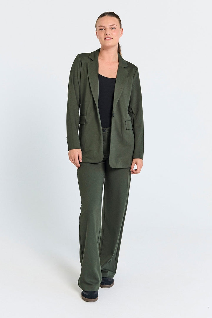 Freequent - Broek Nanni Kombu Green - Luxedy
