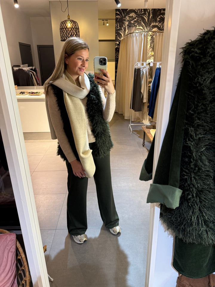 Freequent - Broek Nanni Kombu Green - Luxedy