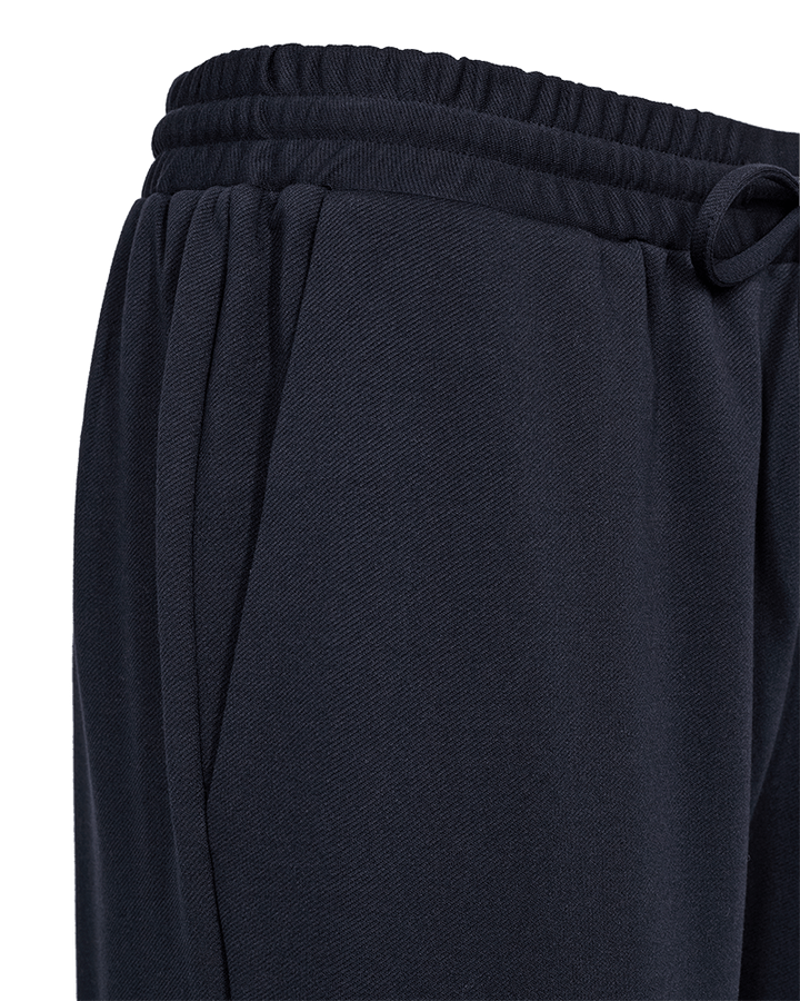 Freequent - Broek Nanni Salute Dark Blue Elastisch Tailleband - Luxedy