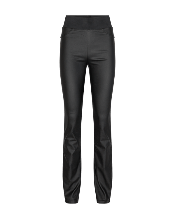 Freequent - Broek Shantal Bootcut Faux Leather - Luxedy