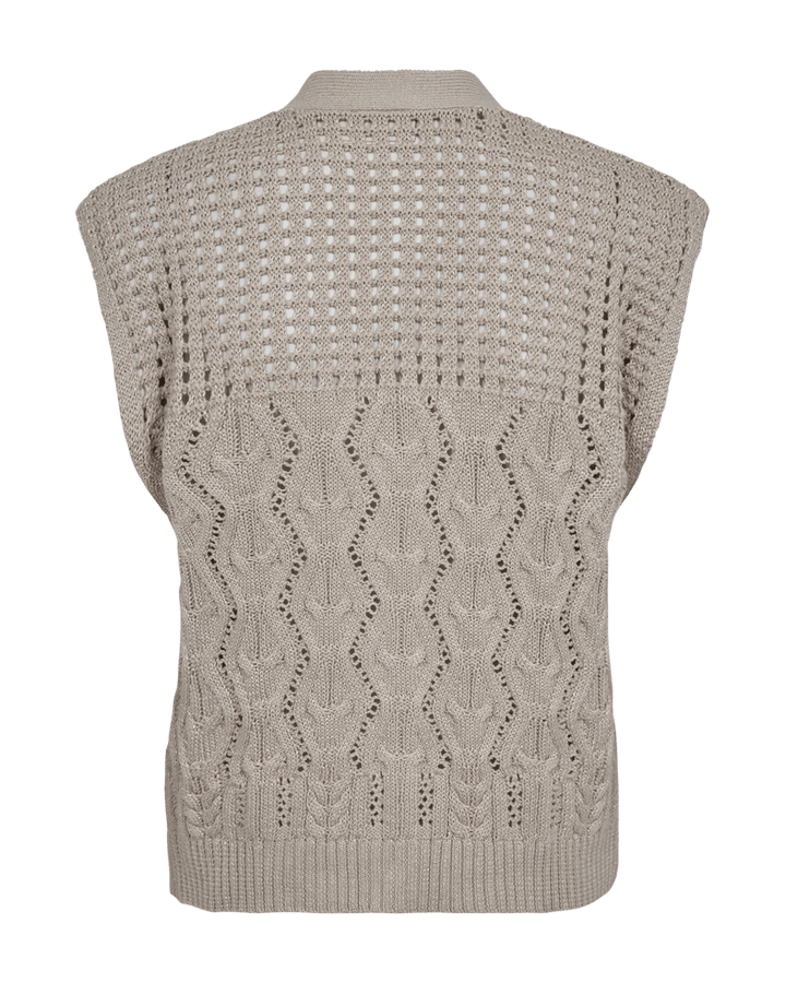 Freequent - Cardigan Limbo Simply Taupe - Luxedy