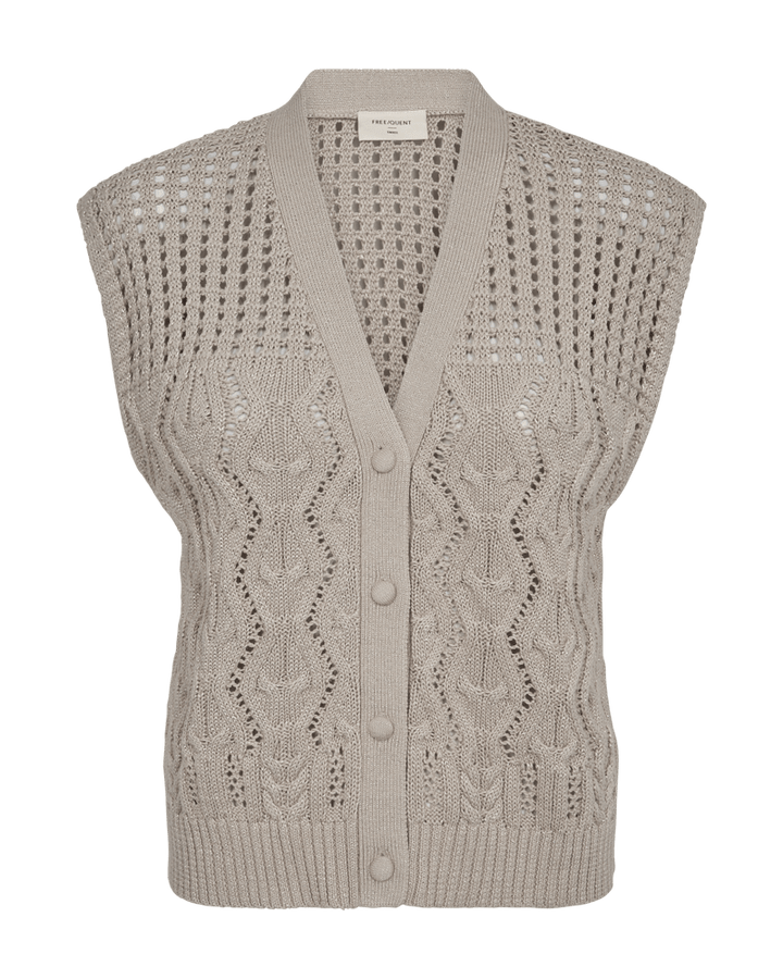 Freequent - Cardigan Limbo Simply Taupe - Luxedy