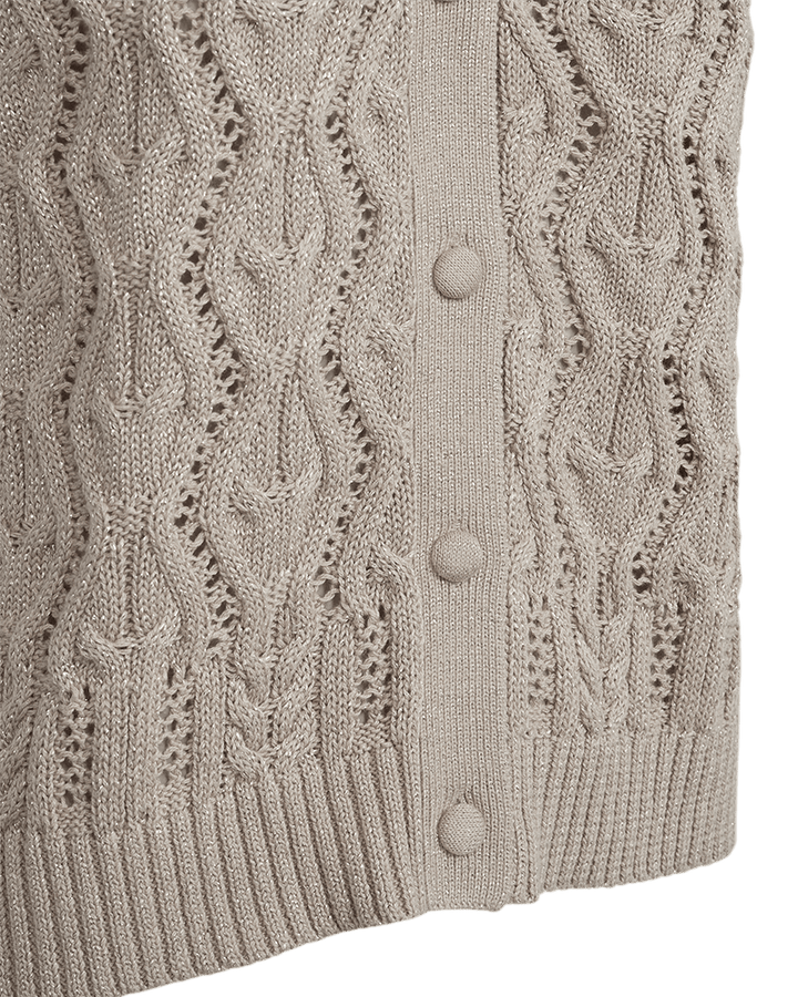 Freequent - Cardigan Limbo Simply Taupe - Luxedy