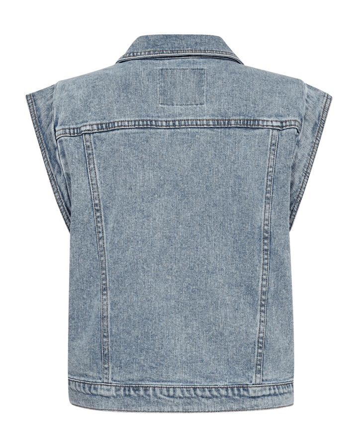 Freequent - Jas Bagger Light Blue Denim - Luxedy