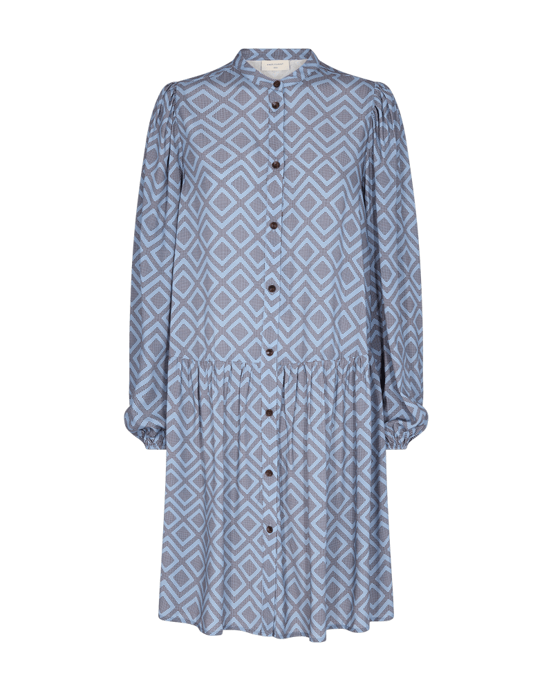 Freequent - Jurk Blie Azure Blue - Luxedy