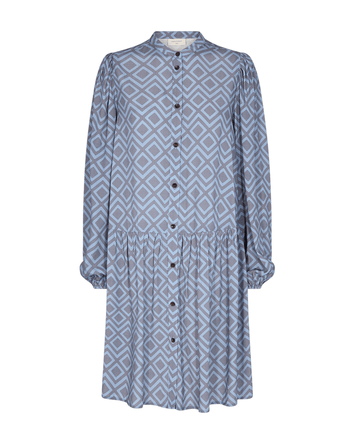 Freequent - Jurk Blie Azure Blue - Luxedy