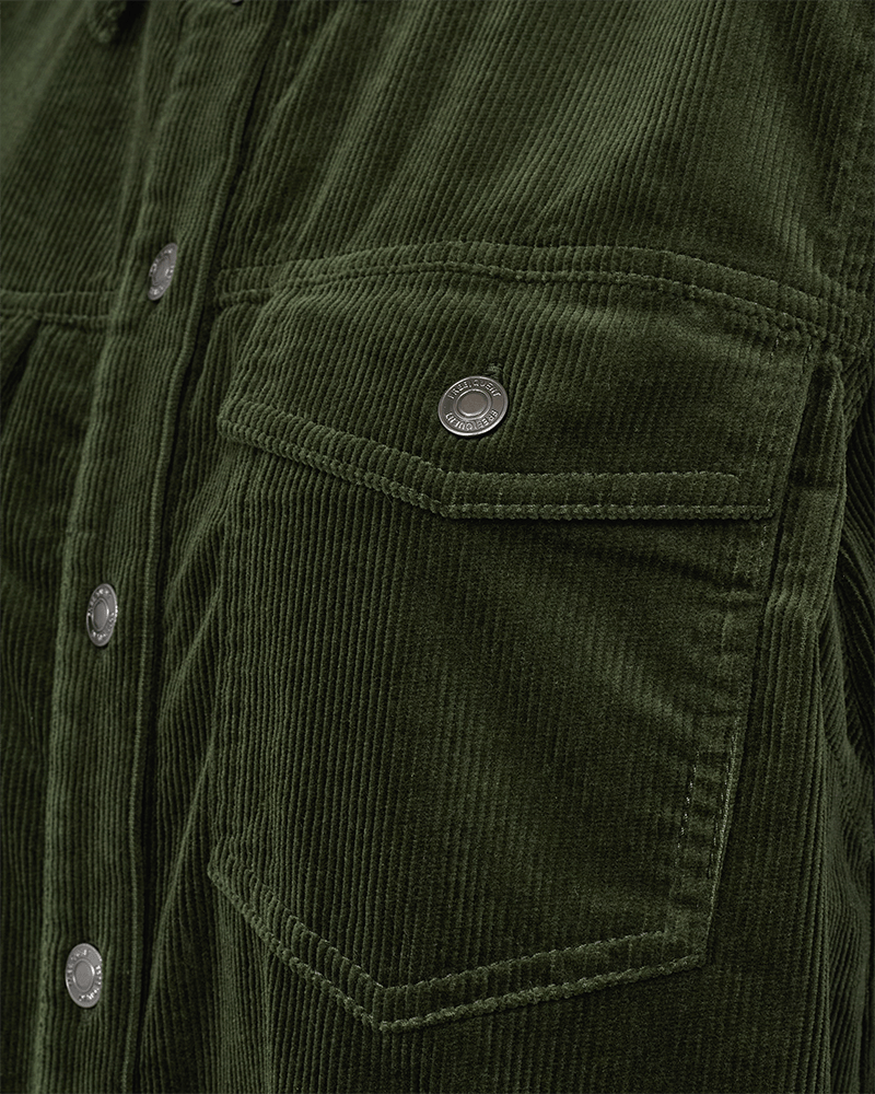 Freequent - Jurk Cordy Kombu Green - Luxedy