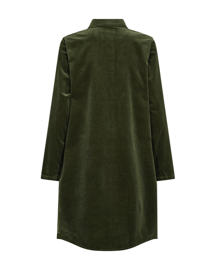 Freequent - Jurk Cordy Kombu Green - Luxedy