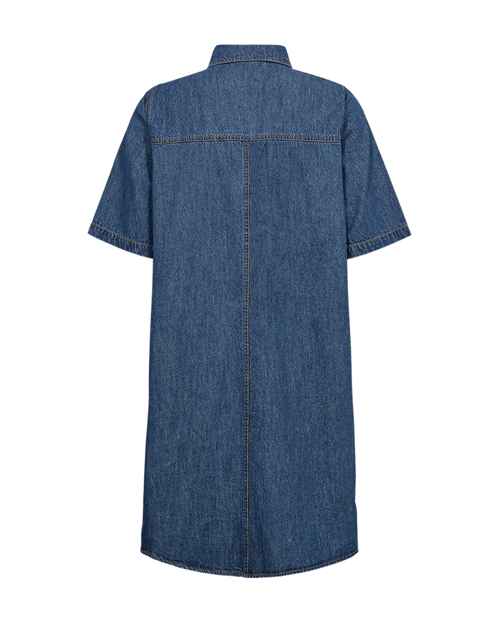 Freequent - Jurk Lisea Medium Blue Denim - Luxedy