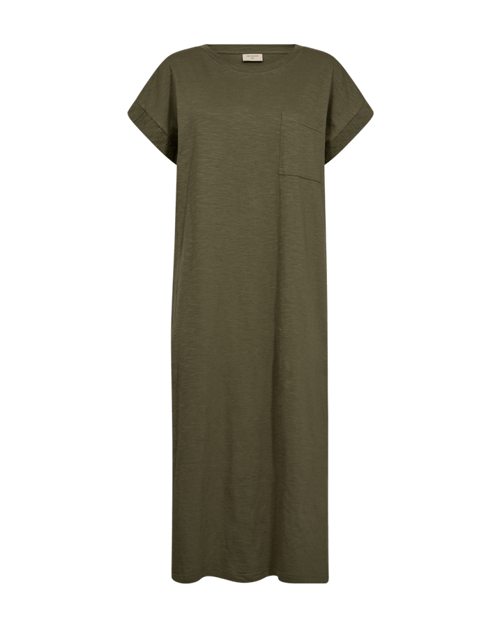 Freequent - Jurk Sabina Deep Lichen Green - Luxedy