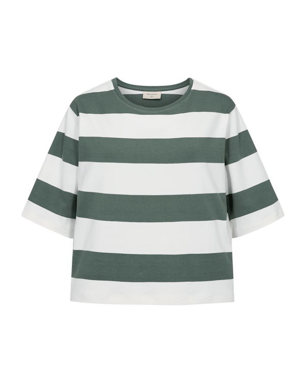 Freequent - Shirt Famila Star Offwhite Dark Forest - Luxedy