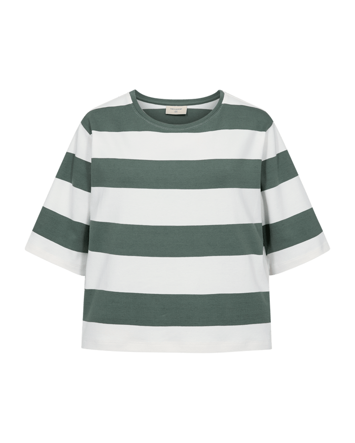 Freequent - Shirt Famila Star Offwhite Dark Forest - Luxedy