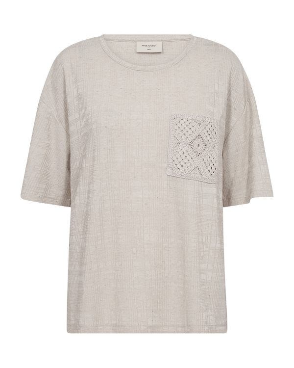 Freequent - T-Shirt Lyla Moonbeam Melange - Luxedy