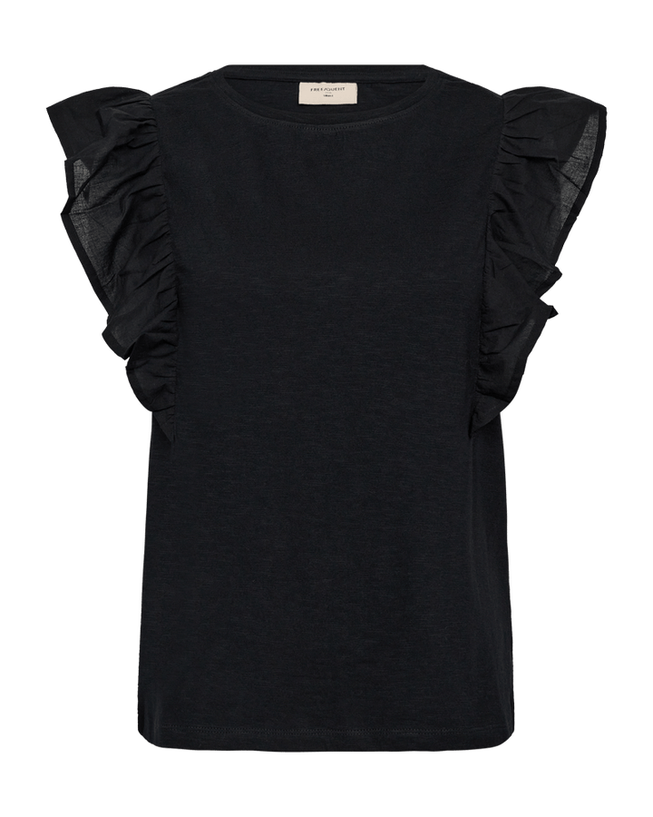 Freequent - T-Shirt Sabina Black - Luxedy