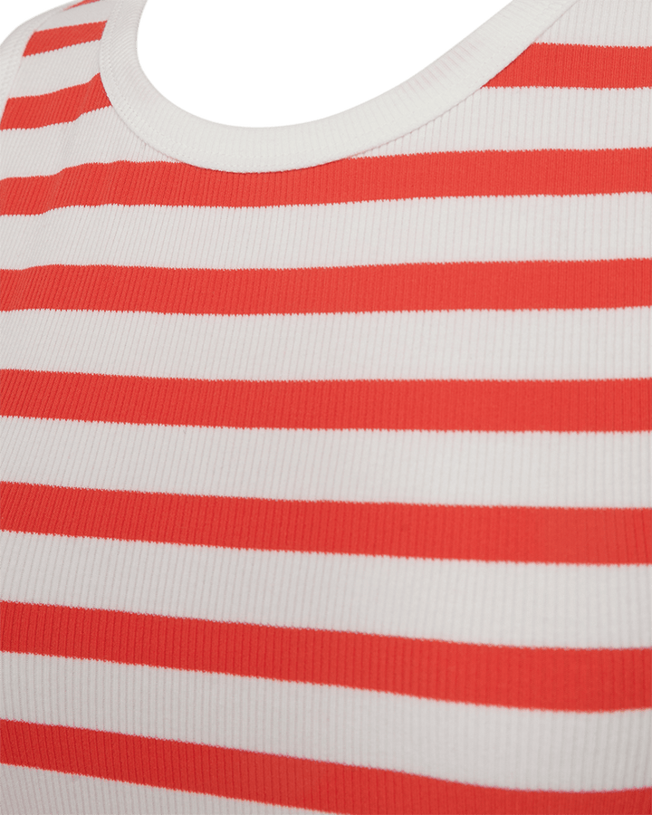 Freequent - Top Effy Off White & Bittersweet Red - Luxedy