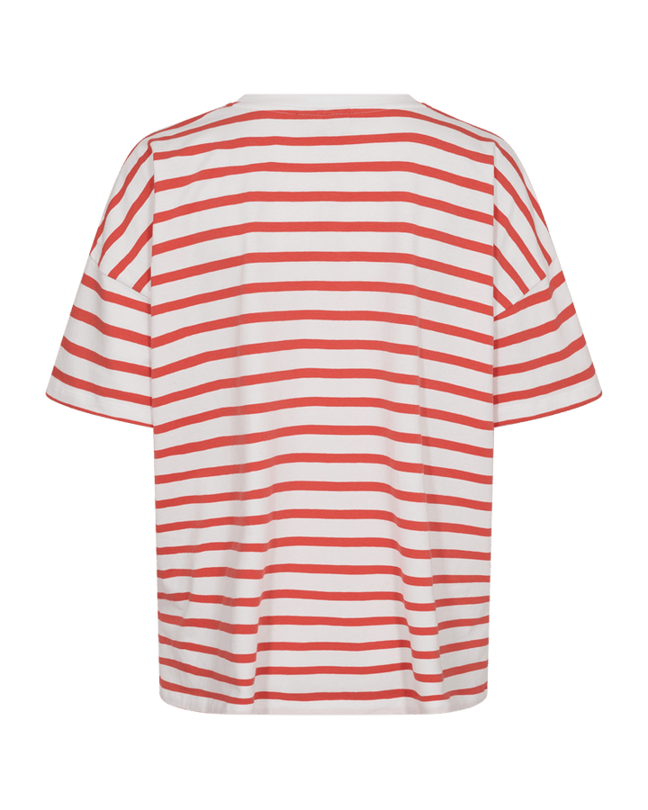 Freequent - Top Fenjal Brilliant White And Hot Coral - Luxedy